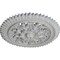 Ekena Millwork York Ceiling Medallion (Fits Canopies up to 3 5/8"), Hand-Painted Frost, 21 5/8"OD x 2 1/2"P CM21YOFRF - alternate 2